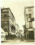 Via Roma dal Canton del Gallo, notare i lampioni a gas dell'illuminazione, la foto è fine '800
